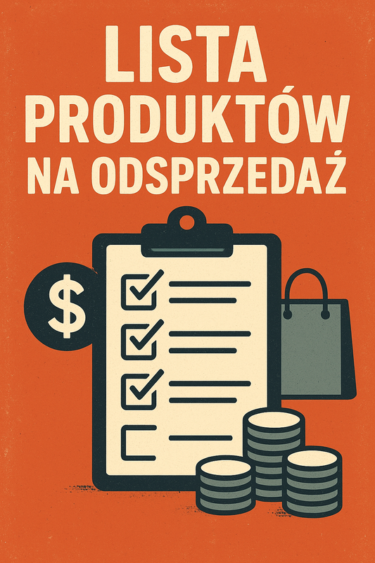 Lista produktów do sprzedaży